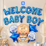 Welcome Baby Boy Baby Shower Decoration Theme Kit