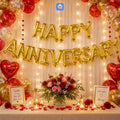 Happy Anniversary Foil Balloons Set – Celebration & Party Decor