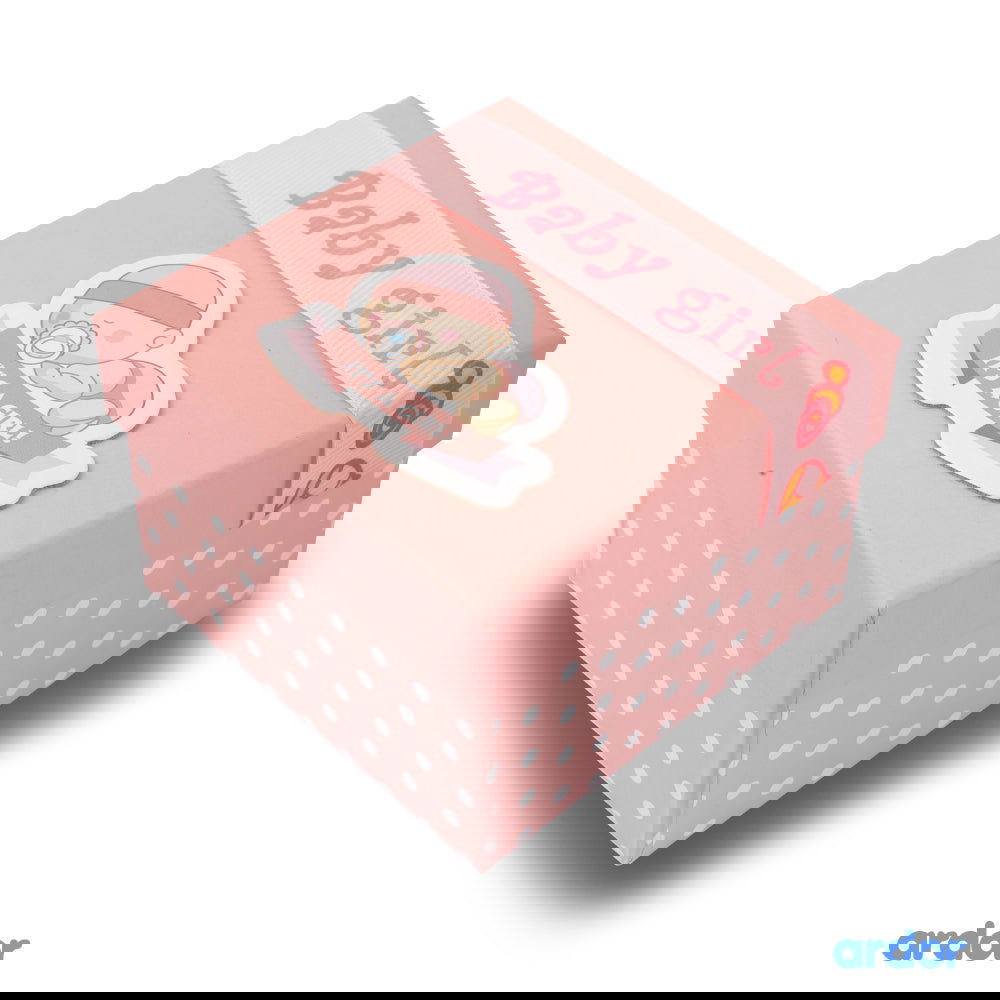 Baby Girl - 250 Grams Birth Announcement Mithai Boxes - ardor