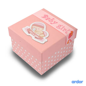 Baby Girl - 250 Grams Birth Announcement Mithai Boxes - ardor
