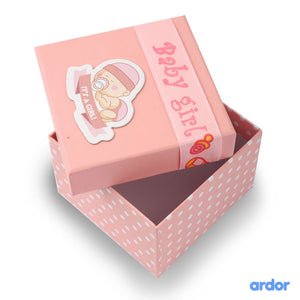 Baby Girl - 250 Grams Birth Announcement Mithai Boxes - ardor