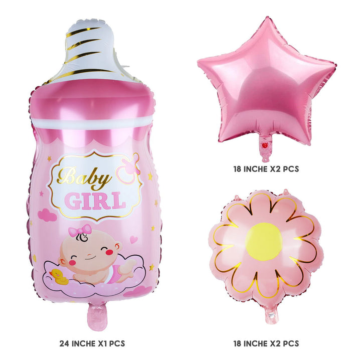 Baby Girl Pcs Foil Balloons Set – ardor - Main Image