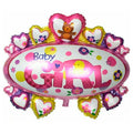 Baby Girl Oval Foil Balloons - ardor