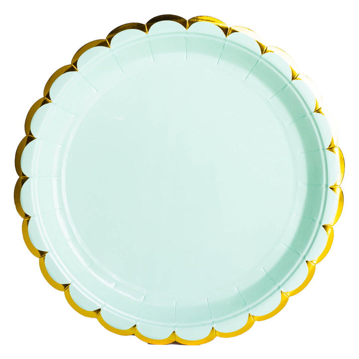 Baby Green Paper Plates - ardor