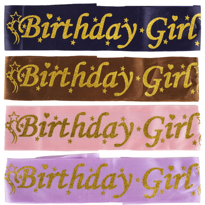 Birthday Girl Sashes - ardor