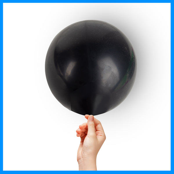 Black Color Latex Balloon