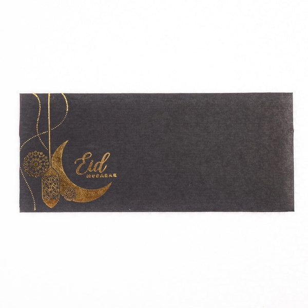 Black Eid Mubarak Envelopes - ardor