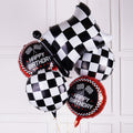 Checker Flag Foil Balloon 5 Pcs Set - ardor