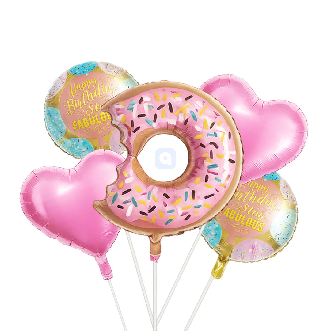 Donut Foil Balloon Set