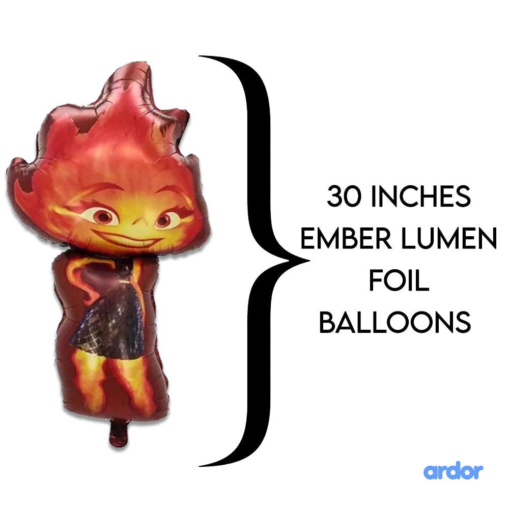 Elementals Foil Balloon 5 Pcs Set - ardor
