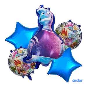 Elementals Foil Balloon 5 Pcs Set - ardor