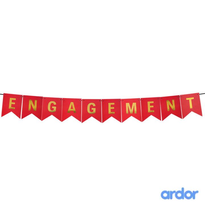 Engagement Hanging Banner - ardor