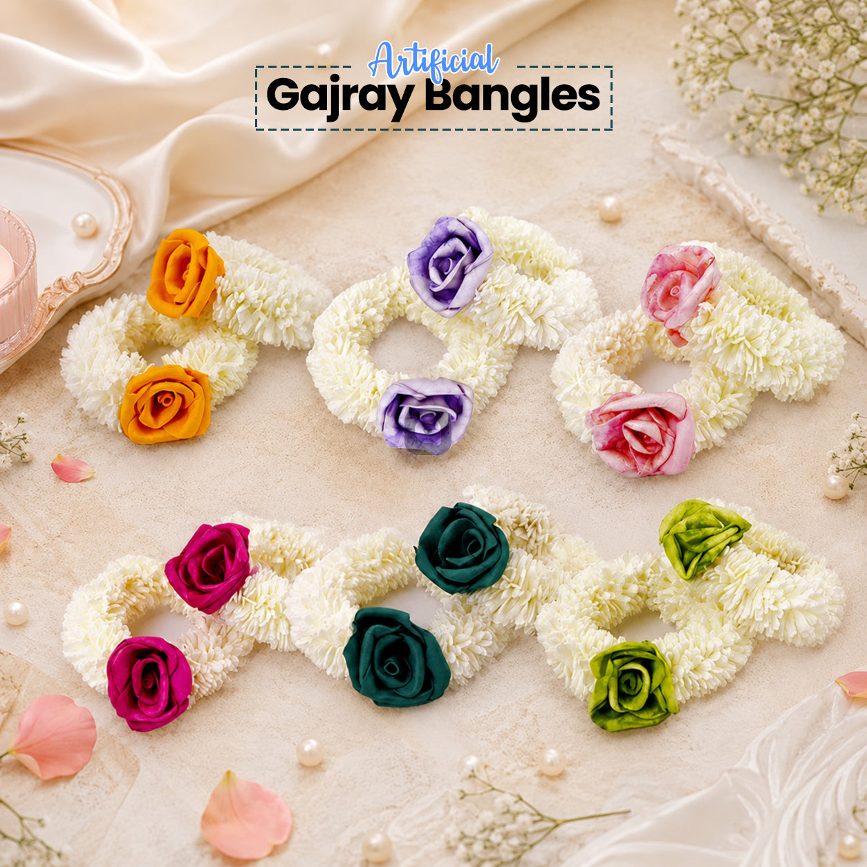 Artificial Hand Gajra Bangles Kangan