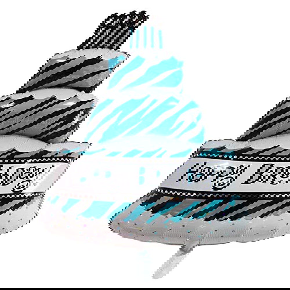 Happy Birthday Cake Foil Balloons - ardor