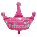 Happy Birthday Princess Crown Foil Balloons - ardor