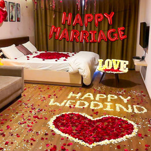 Happy Marriage Foil Balloon 13 Pcs Set - ardor