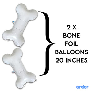 Husky Dog Foil Balloon 5 Pcs Set - ardor