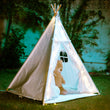 White Teepee Tent