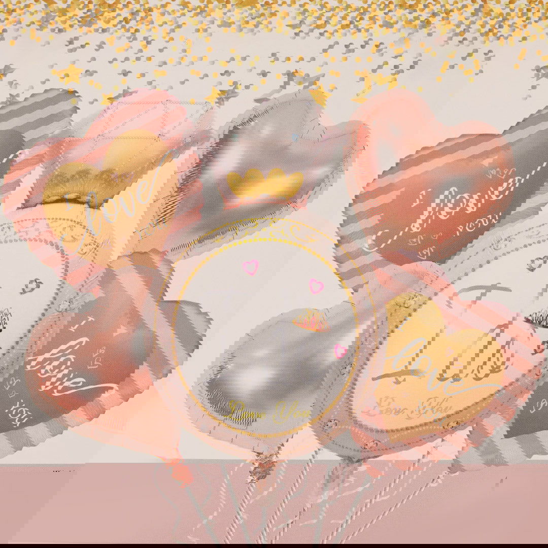 I Do Ring Foil Balloons 5 Pcs Set - ardor