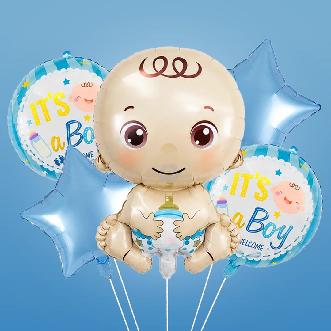 Its a Boy Foil Balloon Set