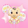 Its a Girl Foil Balloon Set