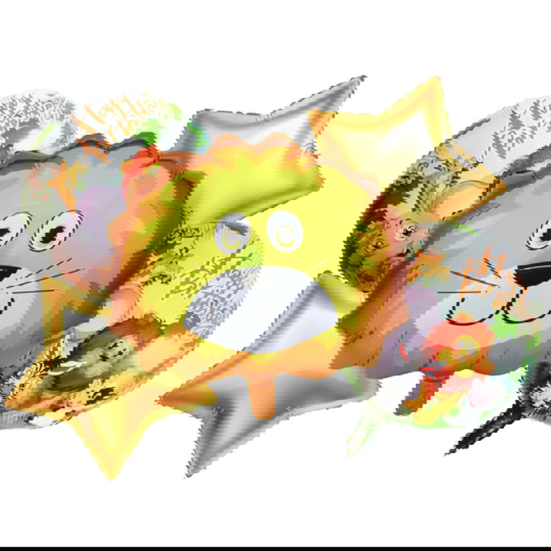 Loin Foil Balloons 5 Pcs Set - ardor