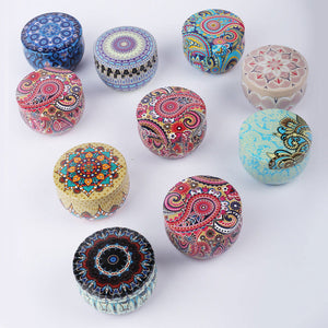 Mandala candles | Pack of 24 | For home Decoration - ardor