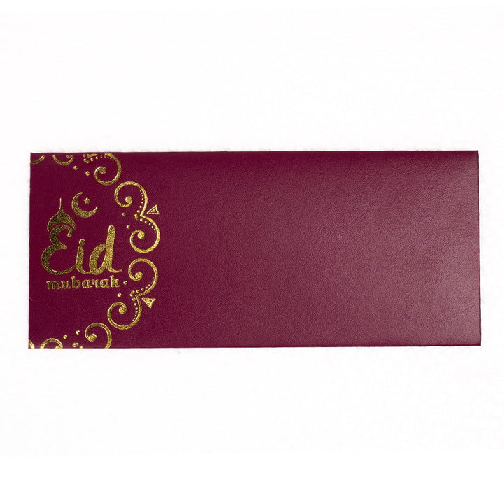 Maroon Eid Mubarak Envelopes - ardor