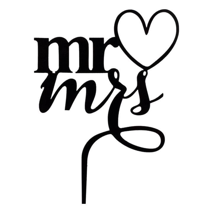 Mr & Mrs Cake Topper - ardor