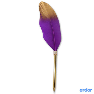Nikkah Multi Color Feather Nikkah Pen - ardor