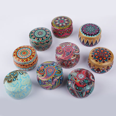 Mandala candles | Pack of 12 | For | home Decoration |