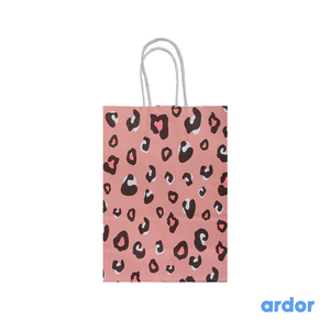 PInk Snow Leopard Print Pack of 12 - ardor