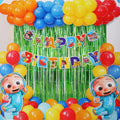 Pack of 100 | Birthday Party Pack | Cocomelon Theme Birthday Party decor - ardor