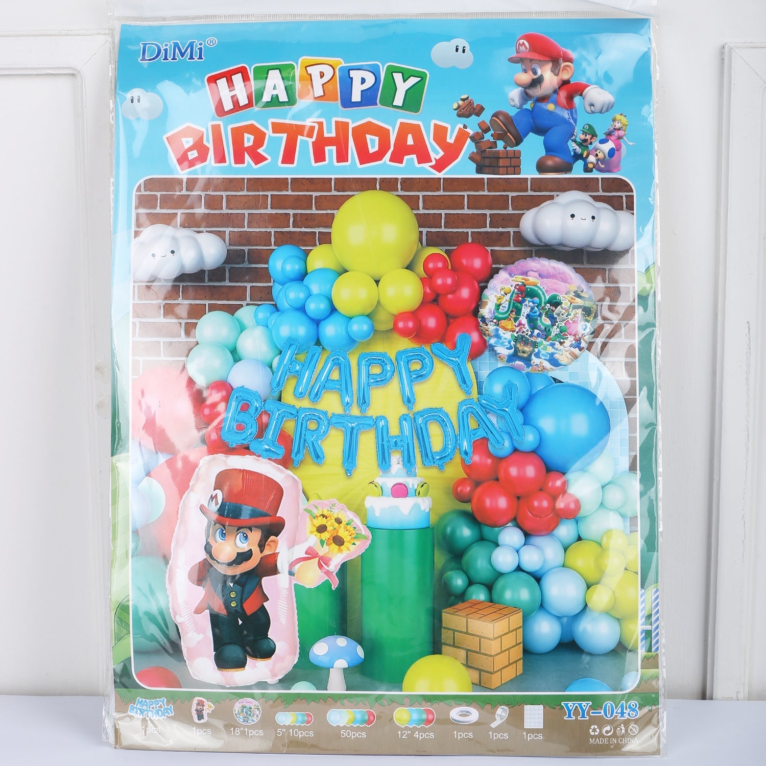 Pack of 100 | Super Mario Theme Kit | Theme Decor - ardor