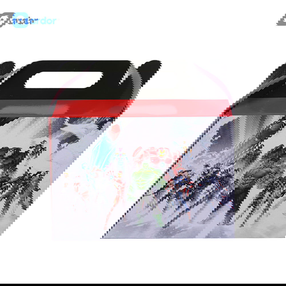 Pack of 10 Avangers Theme Goodie Boxes - ardor