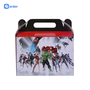Pack of 10 Avangers Theme Goodie Boxes - ardor