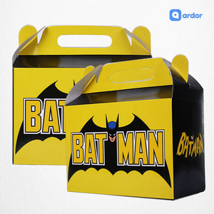 Pack of 10 Bat Man Theme Goodie Boxes - ardor