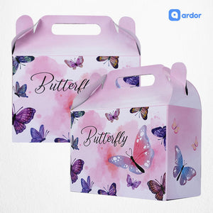 Pack of 10 Butterfly Theme Goodie Boxes - ardor