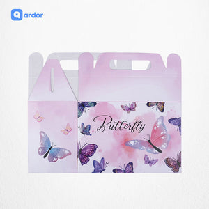 Pack of 10 Butterfly Theme Goodie Boxes - ardor