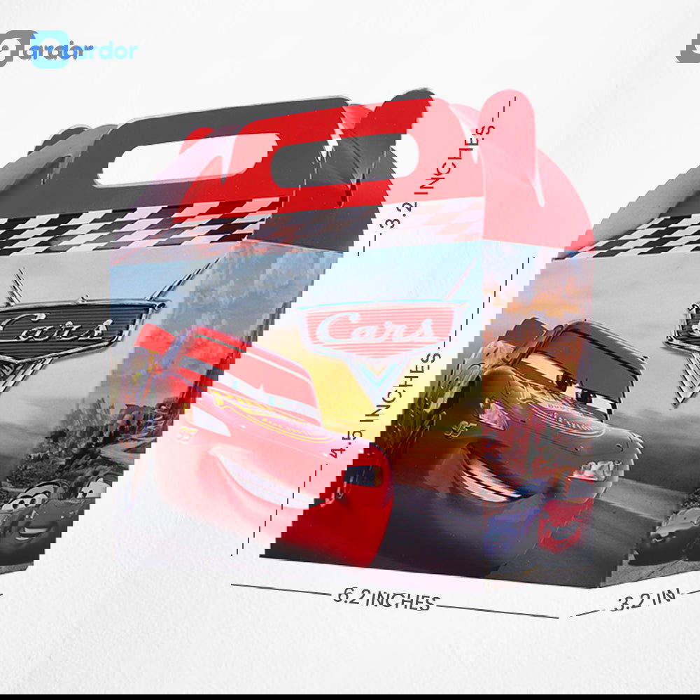 Pack of 10 Car Theme Goodie Boxes - ardor