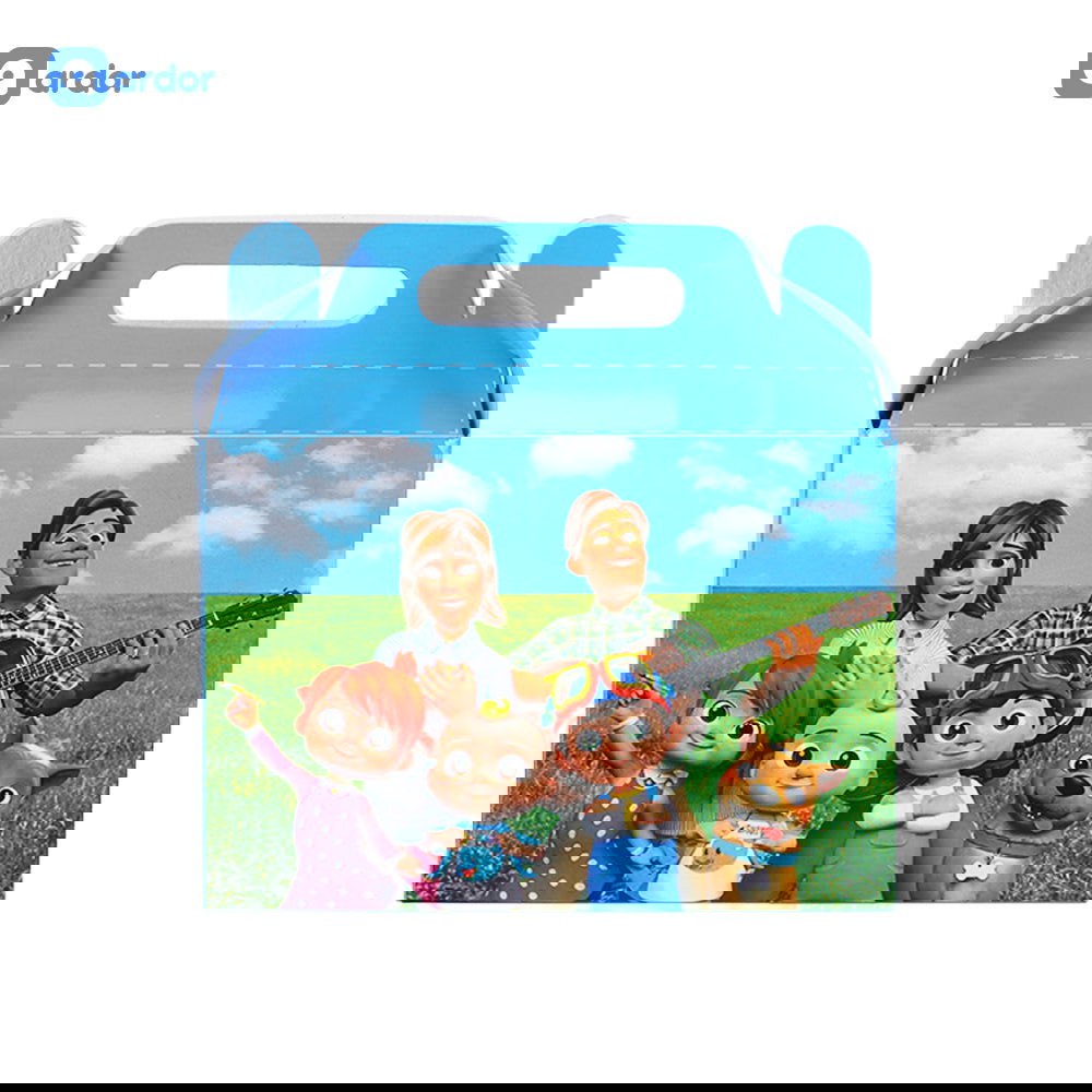 Pack of 10 Cocomelon Theme Goodie Boxes - ardor