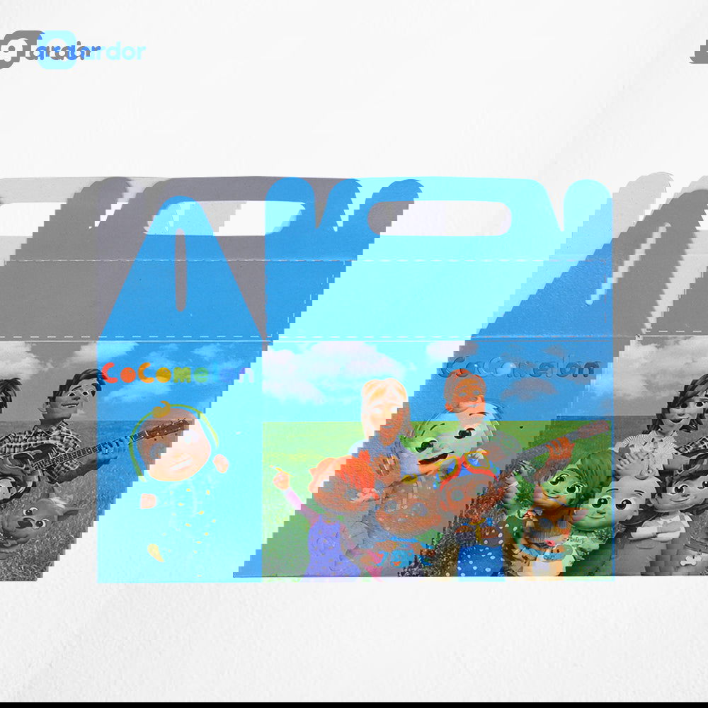 Pack of 10 Cocomelon Theme Goodie Boxes - ardor