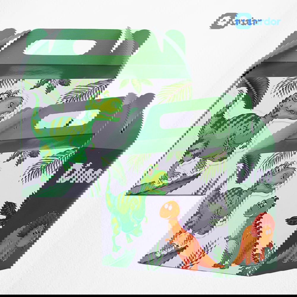 Pack of 10 Dino Theme Goodie Boxes - ardor