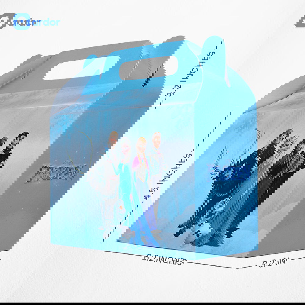 Pack of 10 Frozen Theme Goodie Boxes - ardor