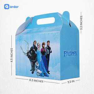 Pack of 10 Frozen Theme Goodie Boxes - ardor