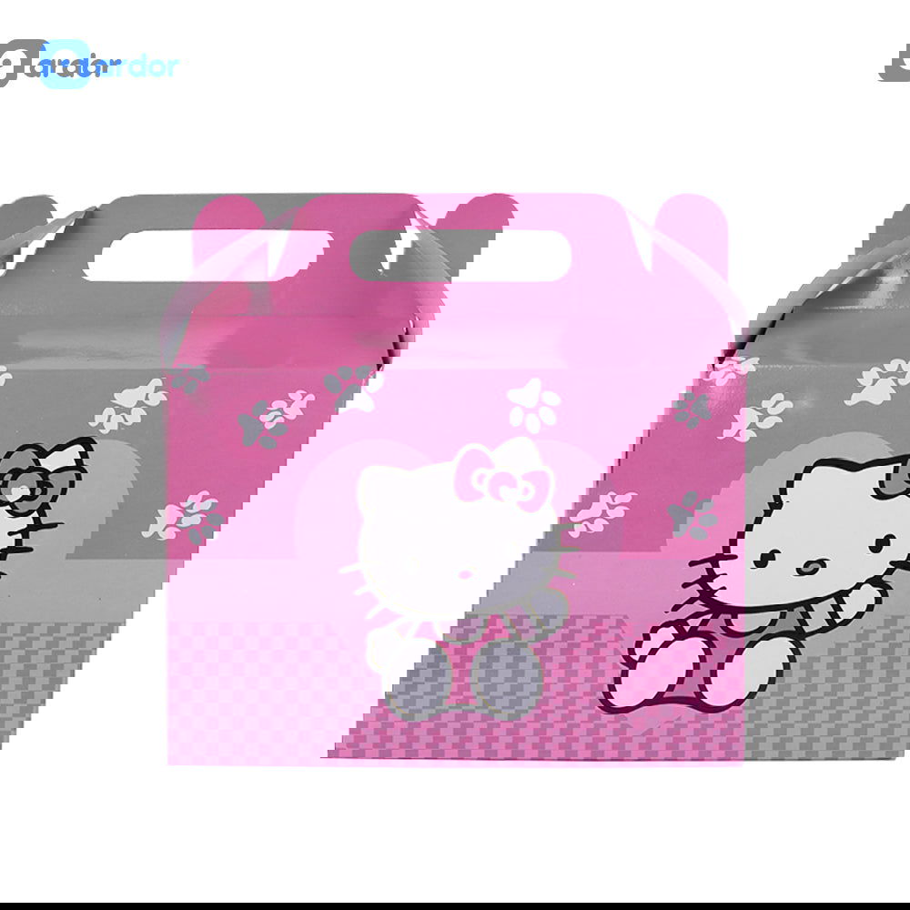 Pack of 10 Hello Kitty Theme Goodie Boxes - ardor