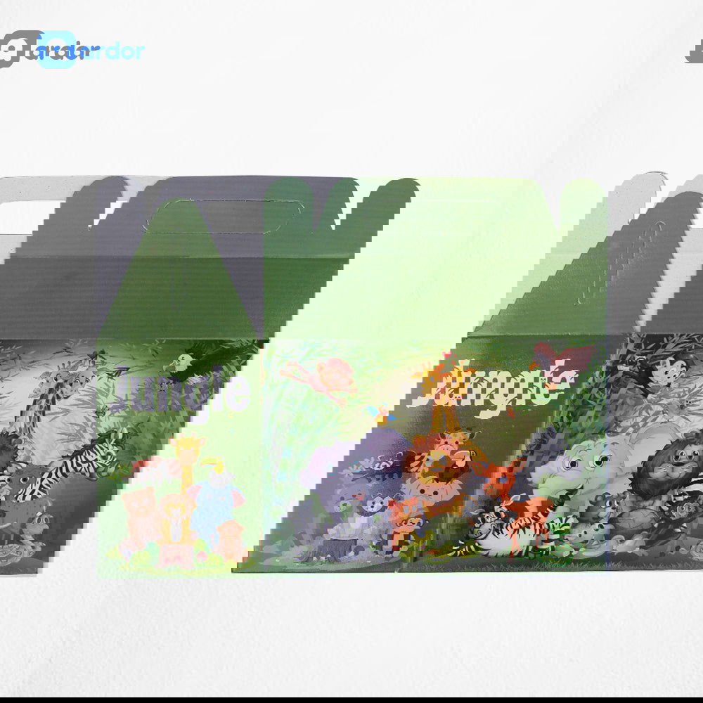 Pack of 10 Jungle Theme Goodie Boxes - ardor