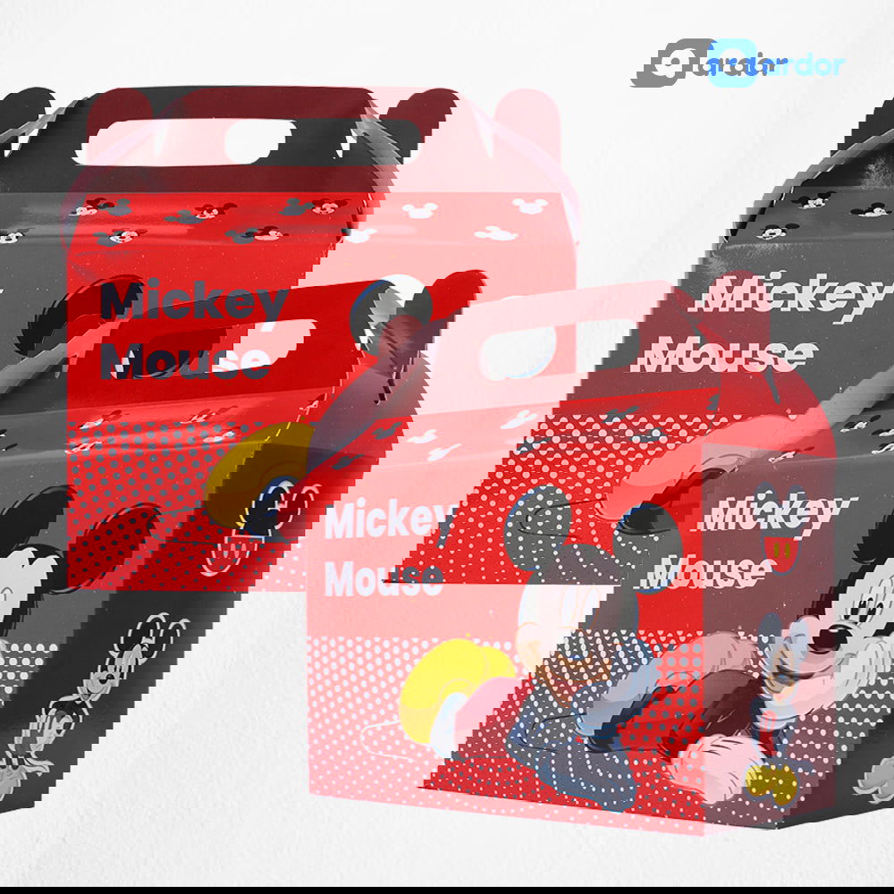 Pack of 10 Mickey Mouse Theme Goodie Boxes - ardor