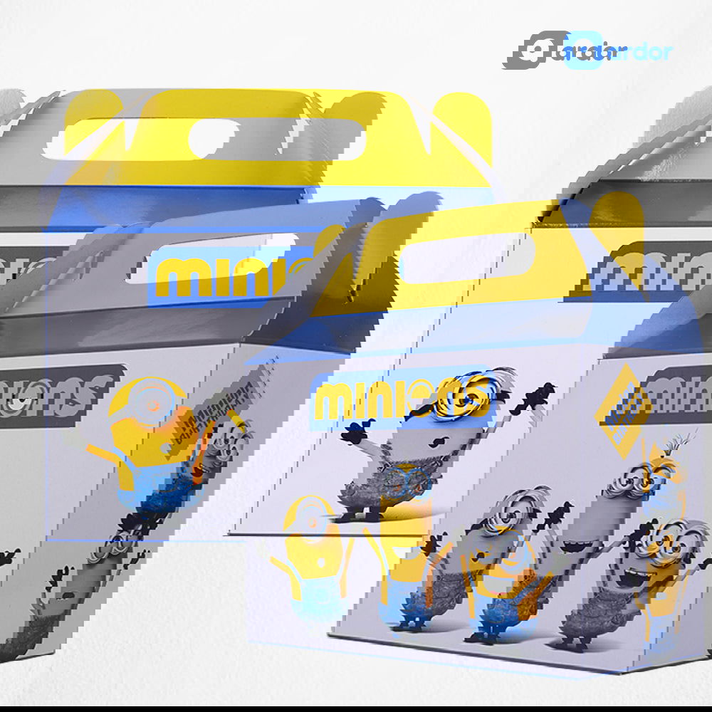 Pack of 10 Minions Theme Goodie Boxes - ardor