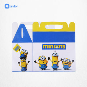 Pack of 10 Minions Theme Goodie Boxes - ardor